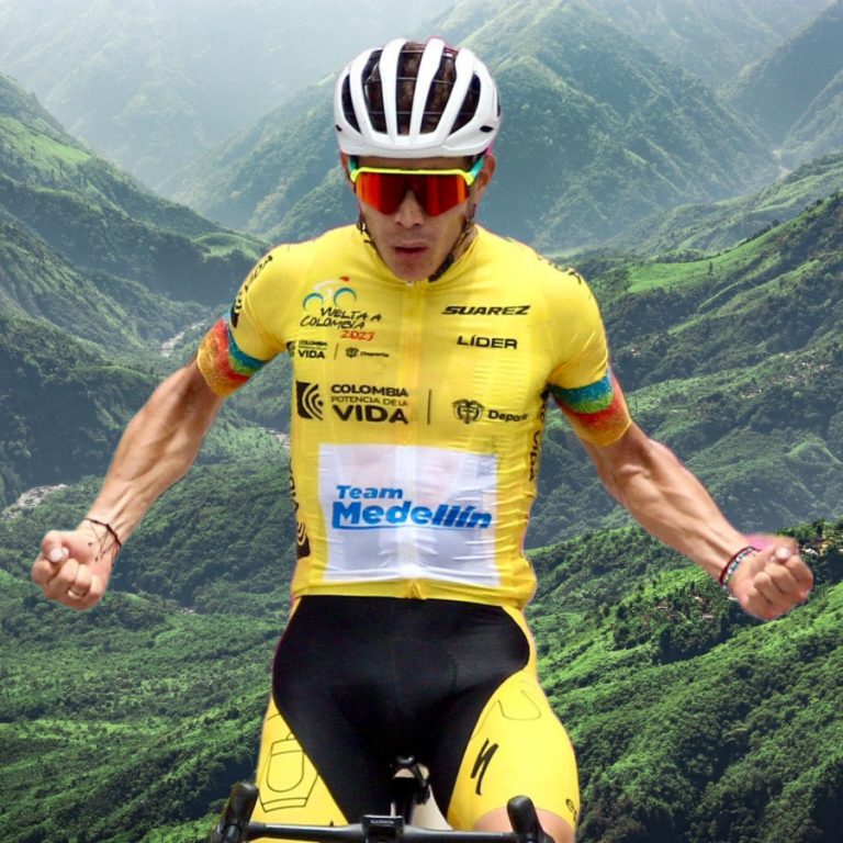 Supermán López es el líder insuperable de la Vuelta a Colombia